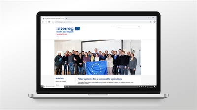 Website NuReDrain: verwijdering en recuperatie van nutriënten uit drainwater
