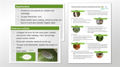 Fiches en sleutel voor het herkennen en beheersen van wolluissoorten