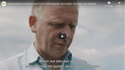 Filmpje biostimulanten en plantsensoren in de tuinbouwsector van morgen - de impact van Bio4safe - YouTube